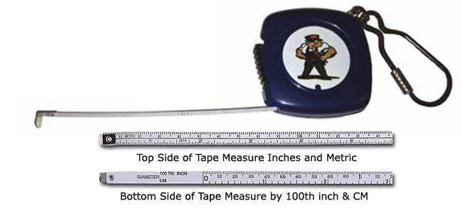Outside Diameter Measuring Tape for Pipeline O.D.'s